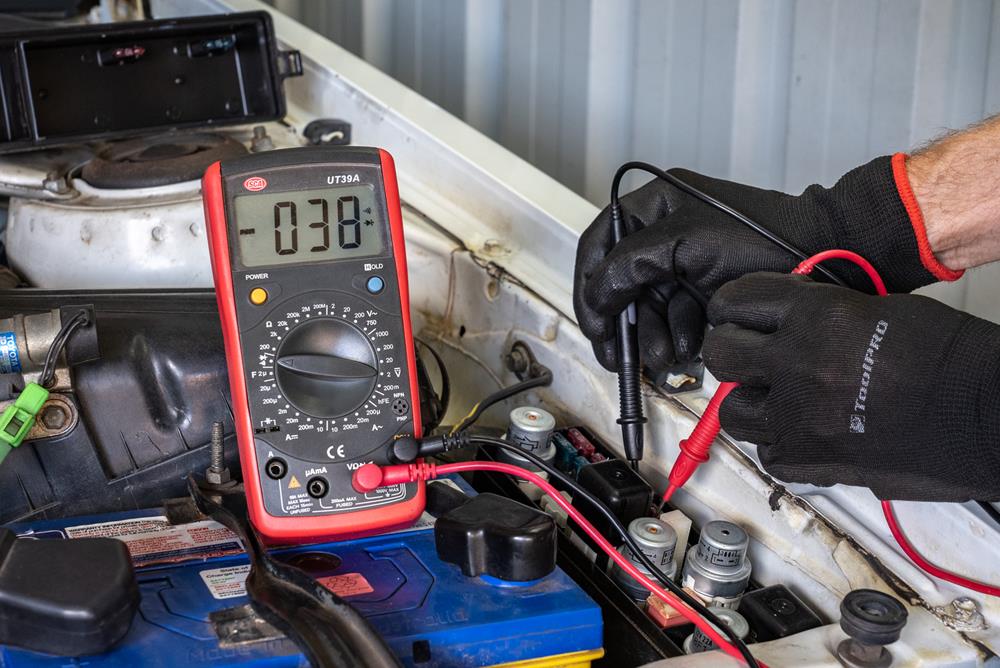 testing with a multimeter