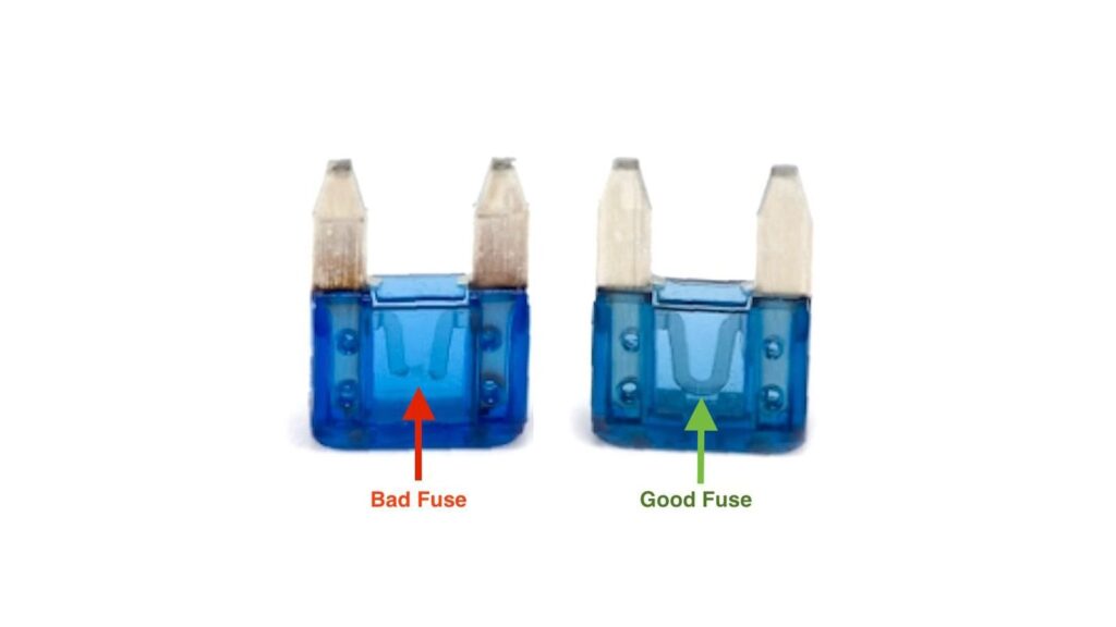 how to tell if a fuse is blown